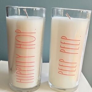 Rae Dunn set of easter candles